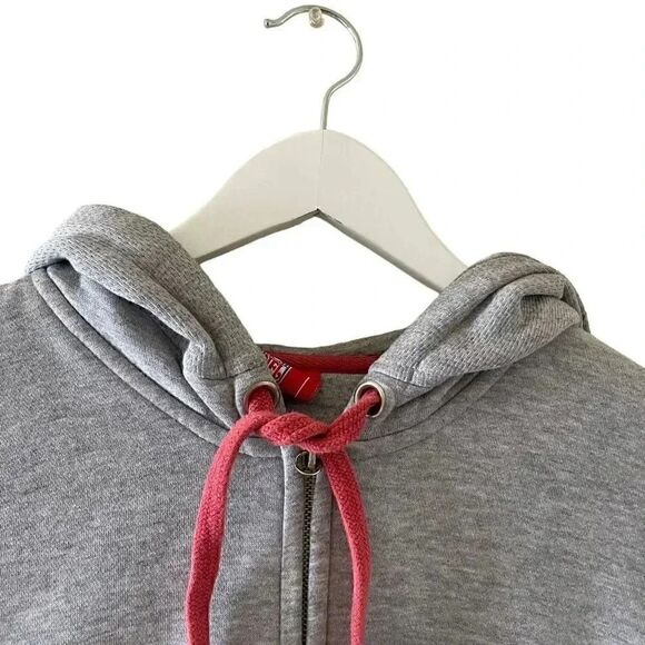 Authentic NFL 49ers Gray Long Sleeves Unisex Hoodie Sweatshirt SZ L 
#1246 - Picture 2 of 13